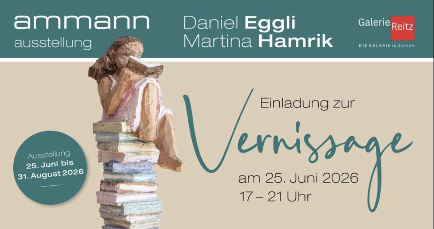 Vernissage EGGLI / HAMRIK: June 18, 2026 - August 31, 2026